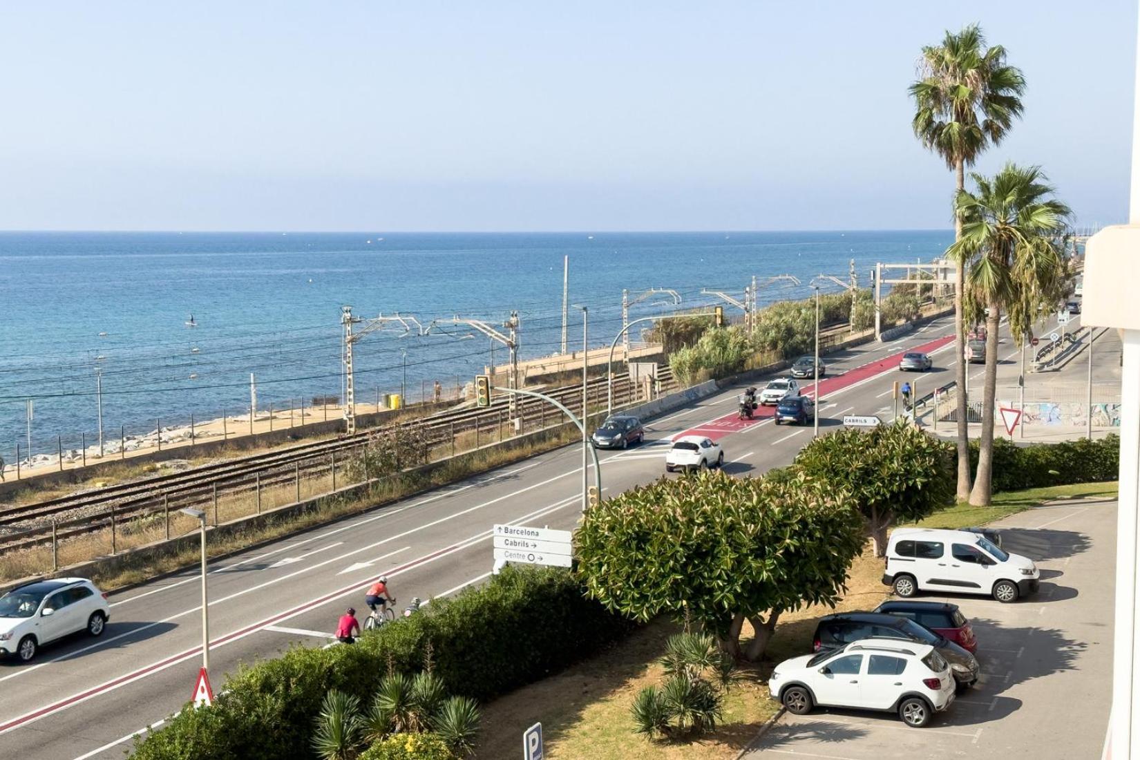 Impresionante Apartamento Delante Del Mar Vilassar De Mar Luaran gambar